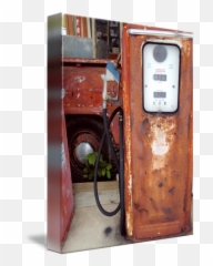 Tokheim Gas Pump - Antique Emoji,Emotion In The Painting, Gas