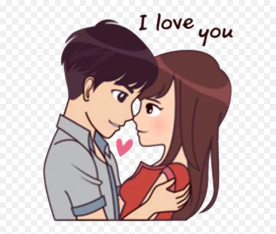 Emotions Cute Iloveyou Lovers Sticker - Romantic Hug Love Stickers Emoji,Attraction And Showing Emotions