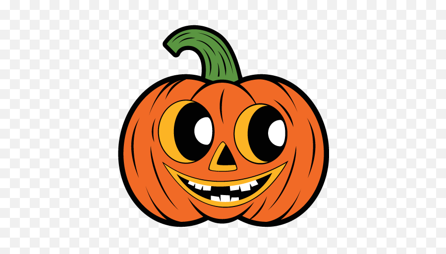 Carved Pumpkin Svg Scrapbook Cut File Cute Clipart - Jack O Jack O Lantern Cute Clip Art Emoji,Emoticon Pumpkin Carving Pictures
