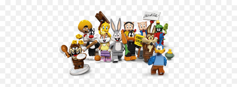 Lego Minifigures Looney Tunes 71030 - Looney Tunes Lego Minifigures Uk Emoji,Minifigure Emotions Clip Art
