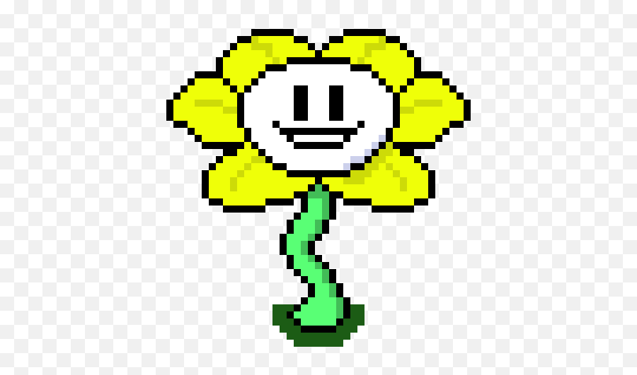 Scratch - Undertale Flowey Pixel Art Emoji,Frisk Emoji