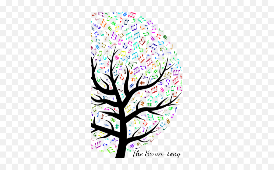 The Swan - Barren Tree Silhouette Emoji,Emotion Of Raga Asavari