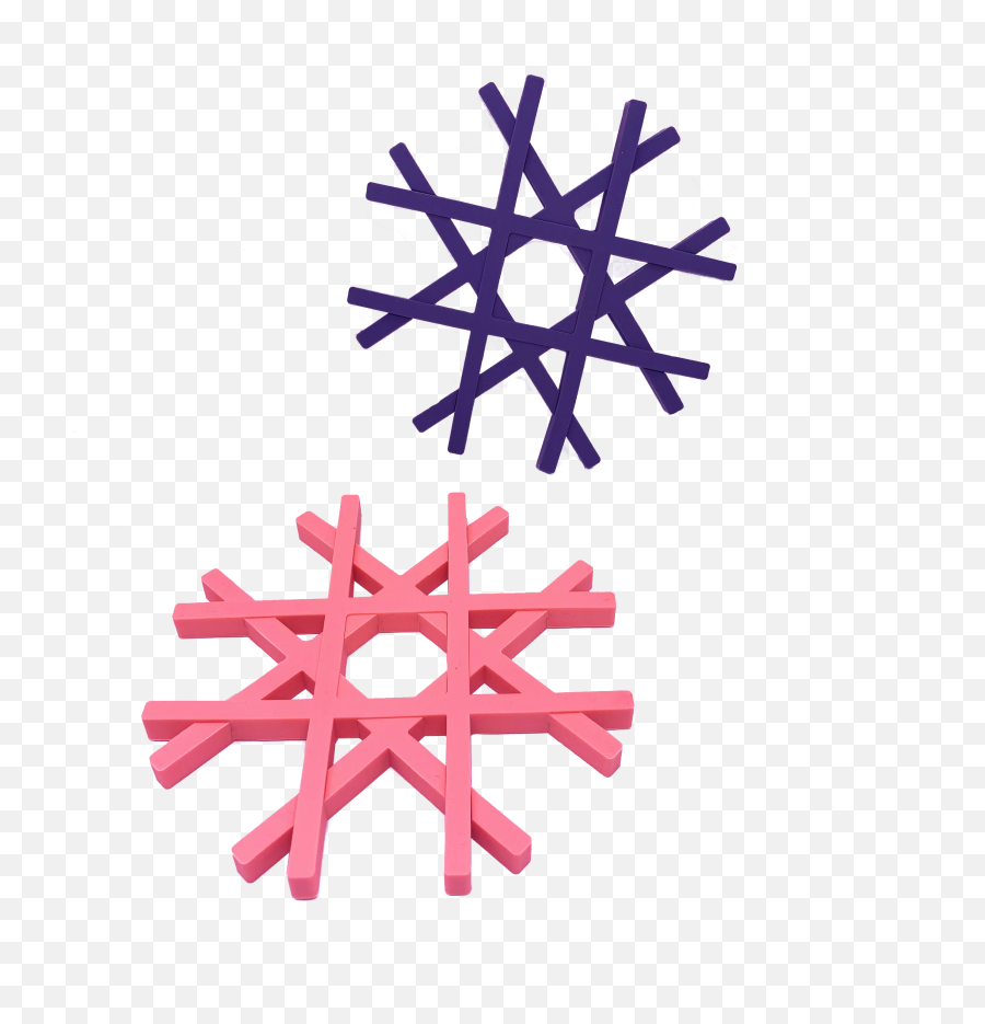 Insulated Flexible Anti Slip Hod Pads And Coasters Multi Emoji,Snow Flake Emoji\