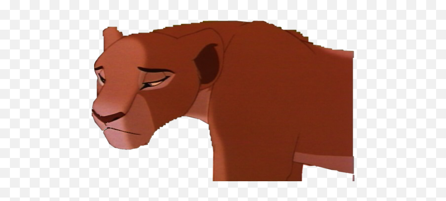 Nala Sad Lonely Sticker - Big Emoji,Lion King Emojis