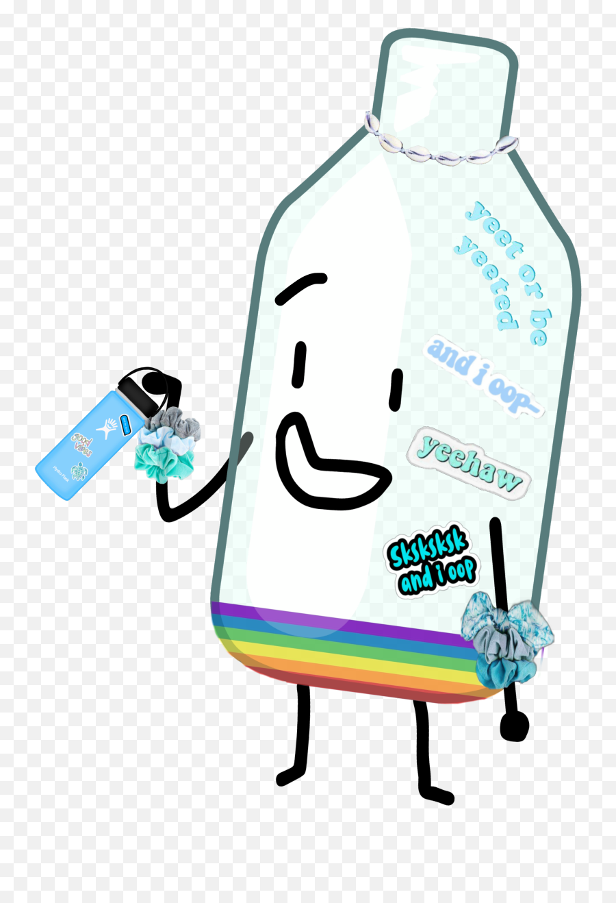 Bottle Bfb Vsco Vsco Girl Sticker By Aneesa Ahmed Emoji,Type B Fb Emoji