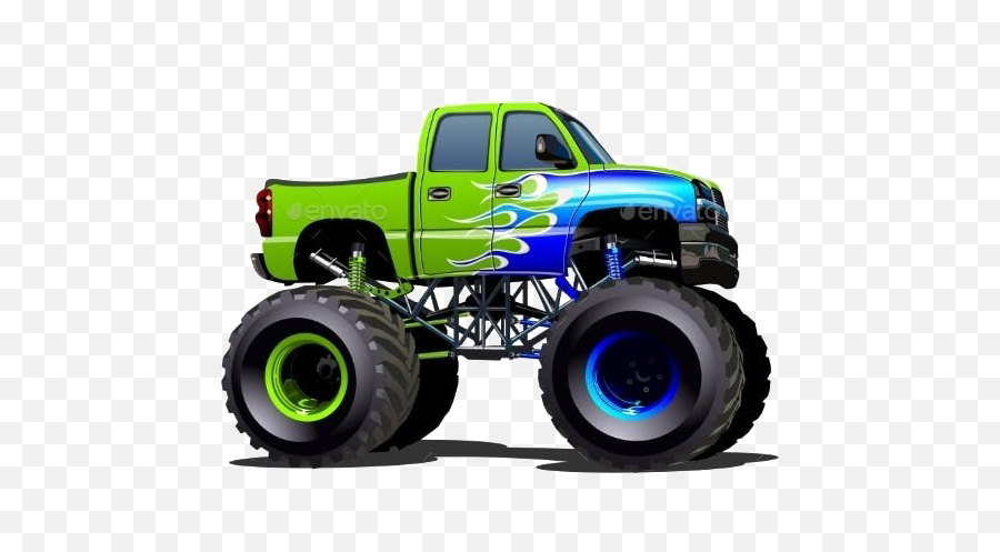 Download Free Png Monster Truck Png - Monster Truck Images Cartoon Emoji,Monster Truck Emoji