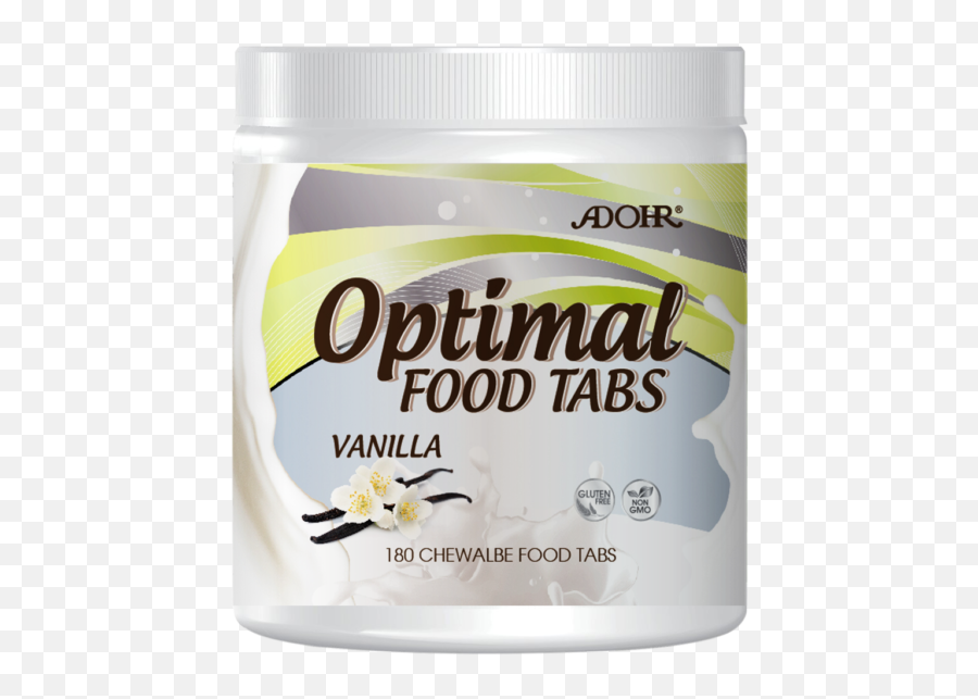 Optimal Food Tabs U2013 Vanilla U2013 180 Chewable Food Tabs Emoji,Tabs To Sweet Emotion