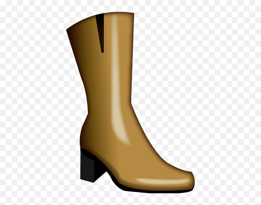 Download Womans Boots Emoji Icon - Round Toe,Cowboy Boots Emoji
