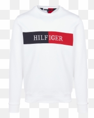 Hilfiger White Sweatshirt Shop Clothing U0026 Shoes Online Emoji,Face Emoticon Embroidered Long Sleeve Sweatshirts