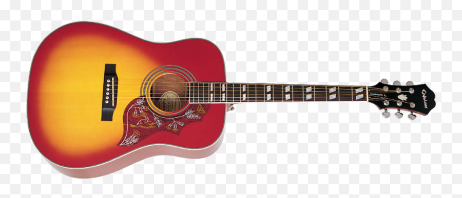 Acoustic Guitar Electric Guitar Epiphone - Guitar Png Emoji,Emoji Gitaur