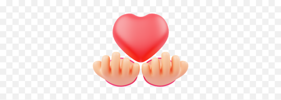 Heart Hands 3d Illustrations Designs Images Vectors Hd Emoji,How To Get The Heart Hand Emoji