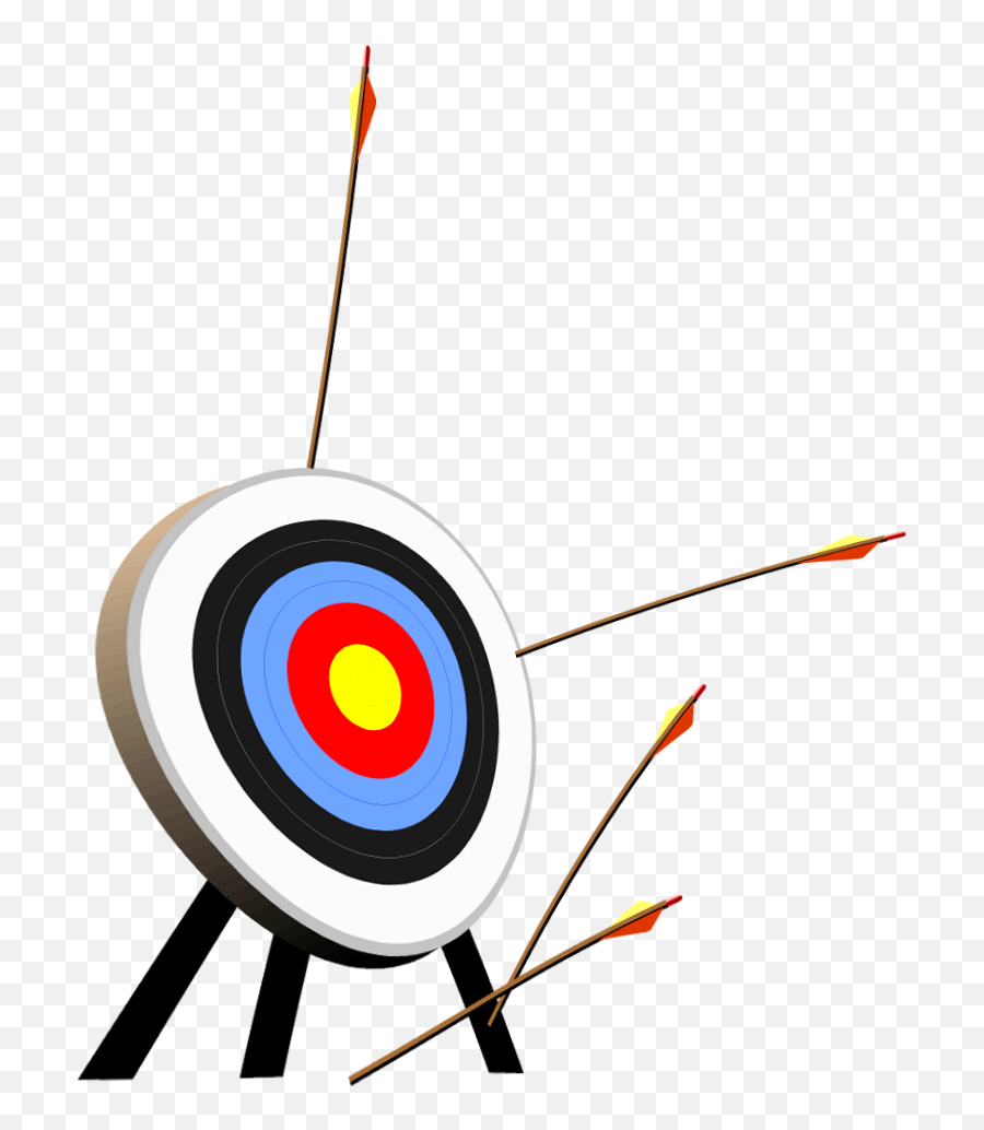Target Clip Art Archery - Clip Art Library Emoji,Archery Emoji