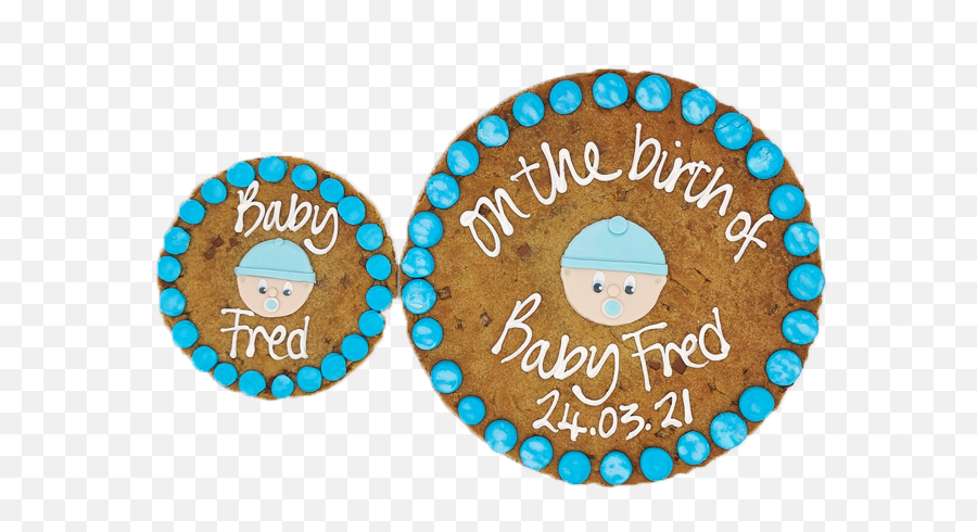 New Baby Boy Giant Chocolate Chip Cookie Emoji,Postbox Emoji