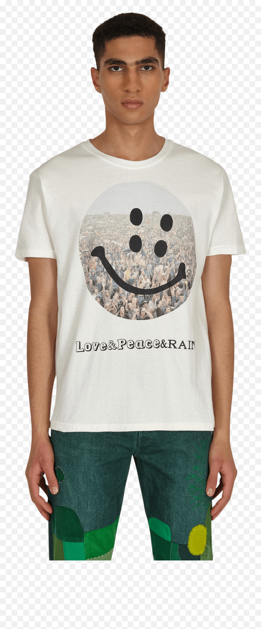Rain Fes Smile T - Shirt White Emoji,Rain Emoticon