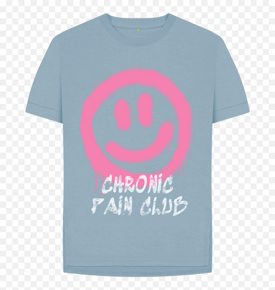 Cpc Pink Smiley Womenu0027s Relaxed Fit Tee The Pain Company Emoji,Relax Emoticon