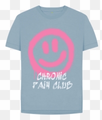 Cpc Pink Smiley Womenu0027s Relaxed Fit Tee The Pain Company Emoji,Relax Emoticon