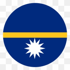 Nauru Flag Emoji U2013 Flags Web - Flags Of The World Seperately,Blue And Yellow Emoji