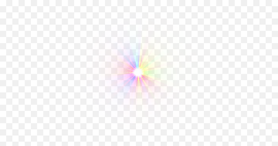 Rainbow Light Lens Flare Sticker By Victoria Nicole - Transparent Rainbow Light Overlay Emoji,Lens Flare Emoji
