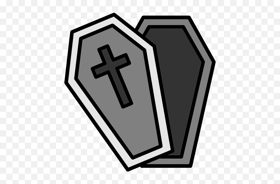 Dead Halloween Horror Terror Spooky Scary Coffin Fear - Halloween Cartoon Coffin Emoji,Coffin Emoticon