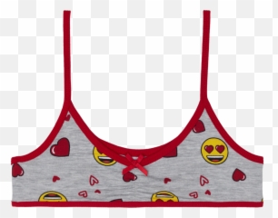 Emoji Print Bra - Tezenis Sleeveless,Controller Emoji