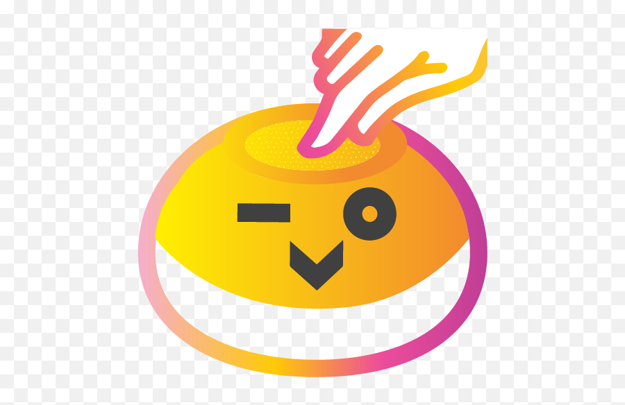 Finger Wetted Tool - Happy Emoji,Finger Emoticon