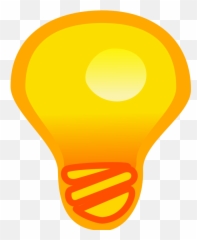 Thinking Light Bulb Emoji - Clip Art,Pedicure Emoji Clipart