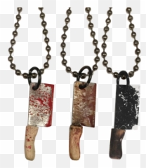 Dark Stufff U2013 Page 3 U2013 Shittty Stufff - Bloody Hatchet With Parts Necklaces Emoji,Emoticons Cummies