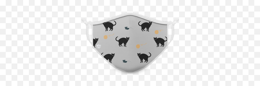 Cats - Stealth Mask Usa Cow Emoji,Black Cat Emoticon Deviantart