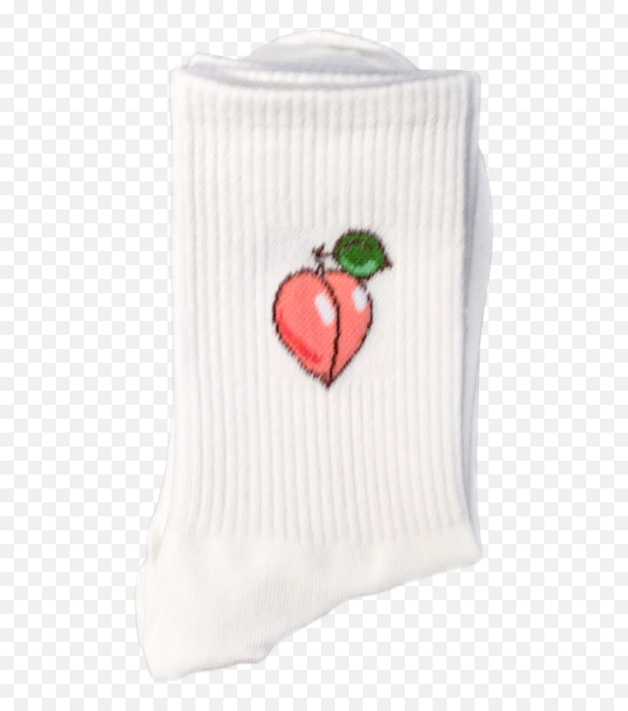 Peach Socks - Soft Emoji,Peach Emoji Png