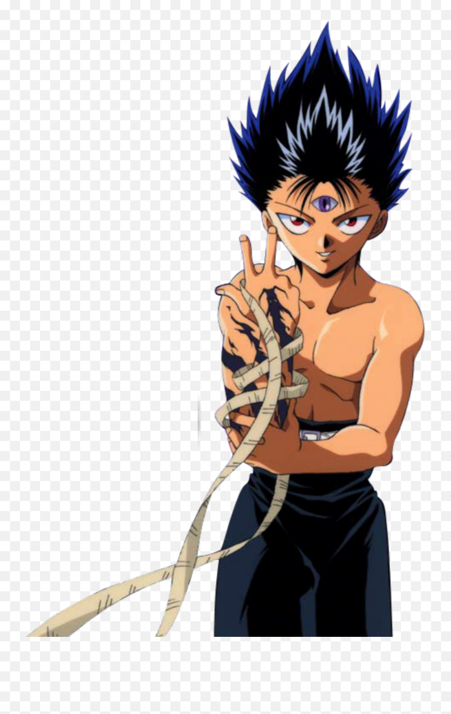 Hiei Yuyuhakusho Vilvik Sticker - De Yu Yu Hakusho Hiei Emoji,Yu Yu Hakusho Emojis