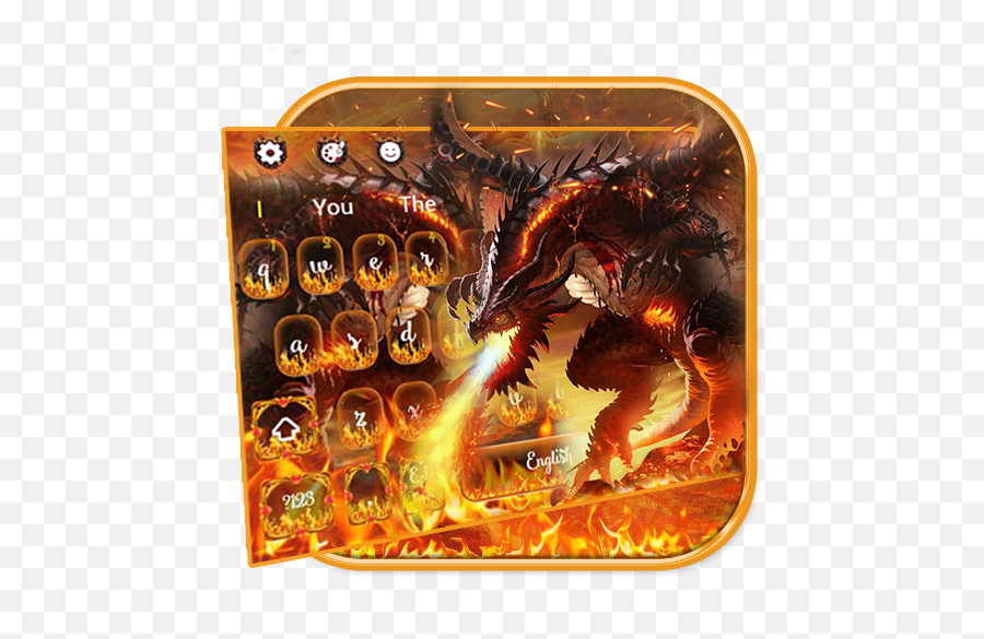 Fire Dragon Keyboard - Apps On Google Play Dragon Emoji,Fire Emoji Keyboard