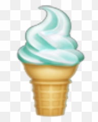 Icecream Helado Cremadelcielo Emoji - Soft,Icecream Emoji