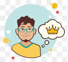 Man With Crown Icon U2013 Free Download Png And Vector - Like Man Icon Emoji,Thinking Emoji With A Crown