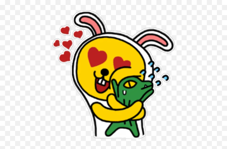 Sticker Maker - Kakaofriends 1 Kakao Friends Hug Emoji,How To Send An Emoticon Gift Kakao Iphone