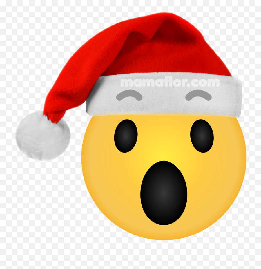 Decora Árbol De Navidad Con Emojis - Santa Claus,Emoticon Sorprendido