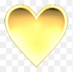 Heart Japan Emoji Gold Love Sticker - Solid,Japan Emoji