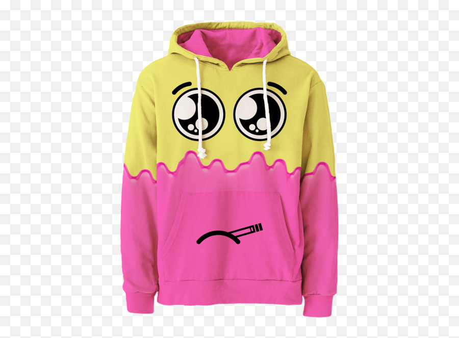 Thank You For Smoking All Over Hoodie - Hooded Emoji,Kawaii Emoticons Smoking