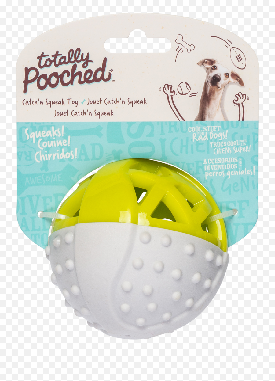 Totally Pooched Catch Nu0027 Squeak Ball Foam Rubber 35 Emoji,Emoji Squeaky Ball Dog