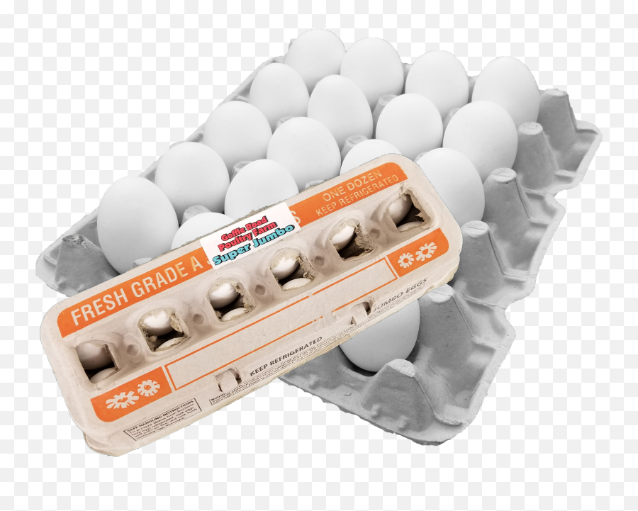 Super Jumbo Eggs U2013 Goffle Road Poultry Farm - White Egg Tray Png Emoji,Poultry Meat Emoji
