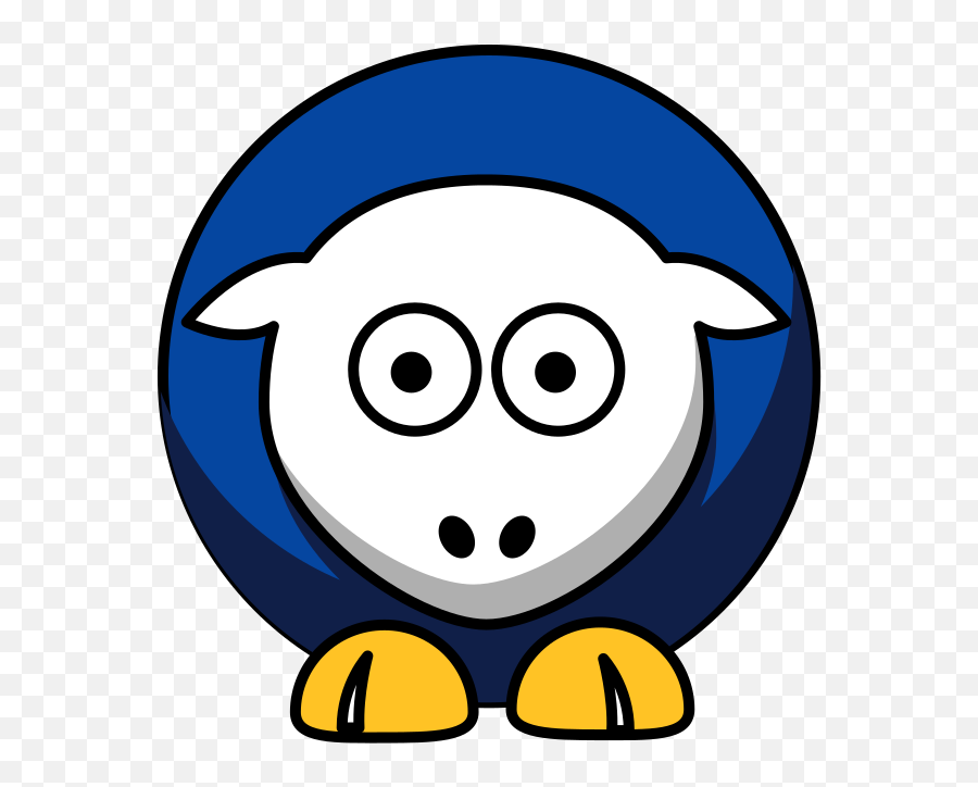 Sheep St Louis Blues Team Colors Svg Vector Sheep St Louis - North Dakota State Colors Emoji,Blues Music Emoticon
