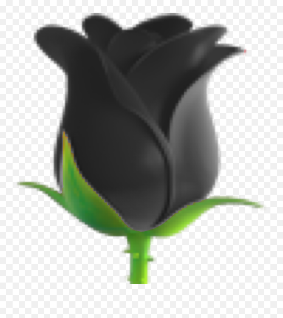 Emojirose Blackrose Black Rose Roseblack Sticker By Emoji,Black Rose Emoticon