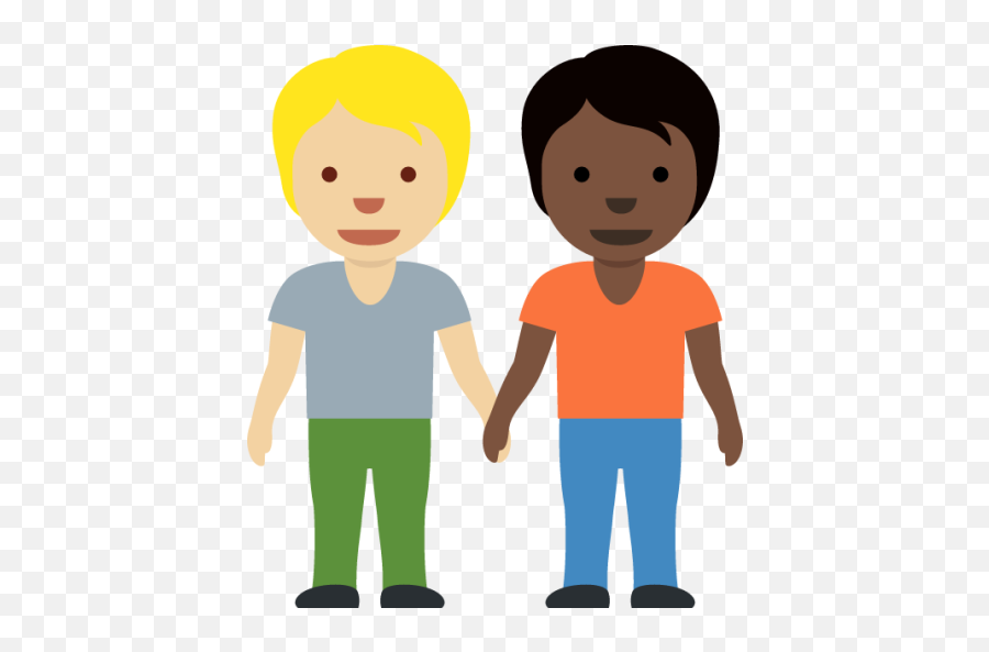 People Holding Hands Medium - Light Skin Tone Dark Skin Tone Emoji,Person Standing Emoji