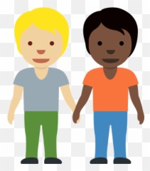 People Holding Hands Medium - Light Skin Tone Dark Skin Tone Emoji,Person Standing Emoji