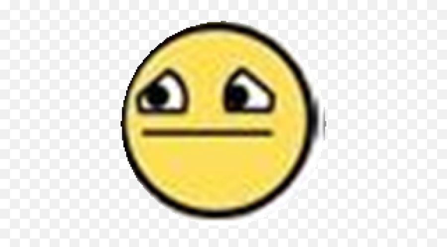 Noob Face Original - Roblox Emoji,Shifty Emoji