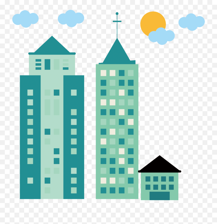 Image Transparent Poster Illustration Cartoon City Emoji,Tall Building Emoji