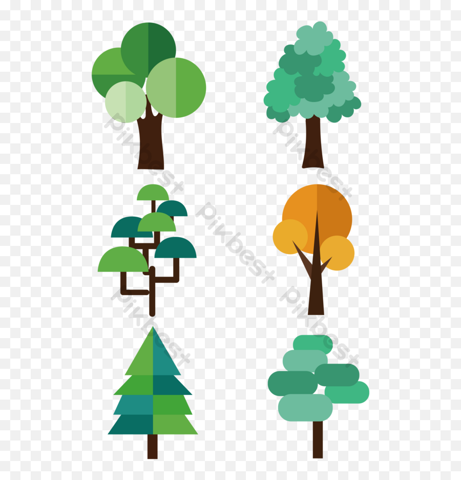 Vector Tree Illustration Graphic Collection Png Images Ai Emoji,Christmas Tree Keyboard Emoji