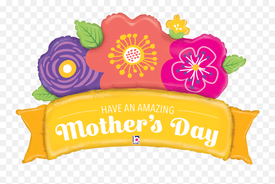 Have An Amazing Motheru0027s Day Banner 39u2033 Balloon Emoji,Black Grandparents Emoji