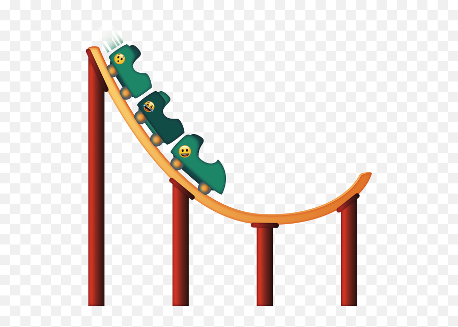 Roller Coaster Emoji - Horizontal,U Emoji