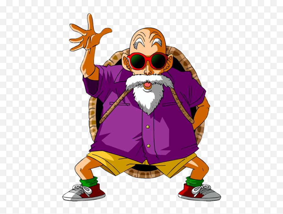 Master Roshi Psd Official Psds - Dragon Ball Muten Roshi Png Emoji,Emoji Master