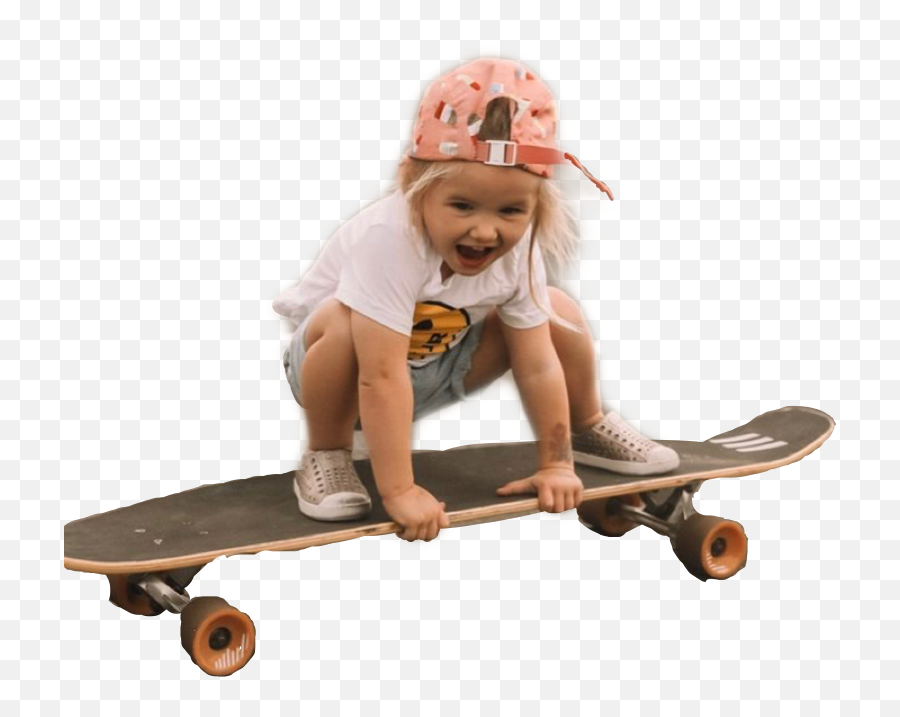 Skateboard Littlegirl Sticker - Skateboard Wheel Emoji,Skateboard Emoji App